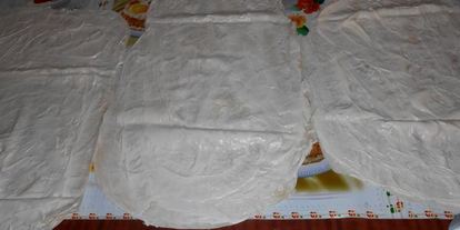 Шаг 1: рулета из лаваша мимоза