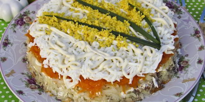 Рецепт салата мимоза классический