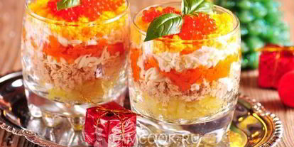 Шаг 11: салата мимоза новогодний