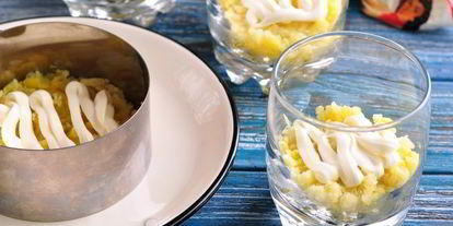 Шаг 5: салата мимоза новогодний