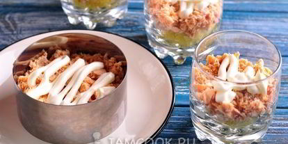 Шаг 6: салата мимоза новогодний