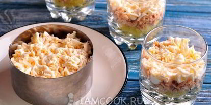 Шаг 7: салата мимоза новогодний