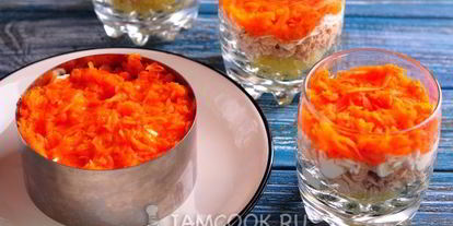 Шаг 8: салата мимоза новогодний