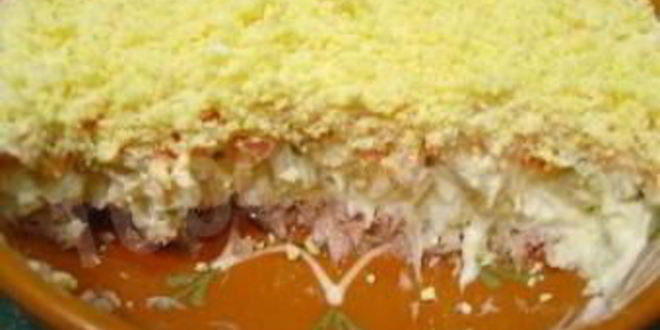 Рецепт салата мимоза с плавленым сыром