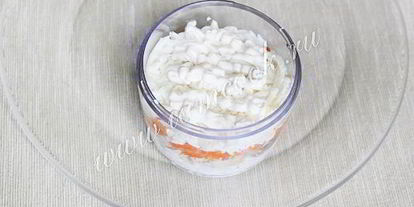 Шаг 6: салата мимоза с рисом