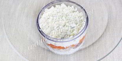 Шаг 7: салата мимоза с рисом