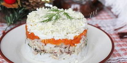 Шаг 9: салата мимоза с рисом