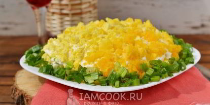 Шаг 12: салата мимоза с сардиной