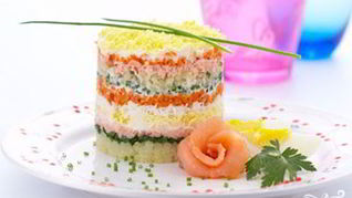 Рецепт Салата Мимоза с семгой