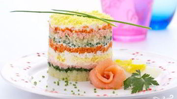 Рецепт Салата Мимоза с семгой