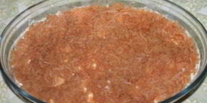 Шаг 5: салата мимоза с сыром и яблоком