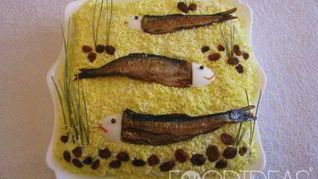 Рецепт Салата Мимоза со шпротами