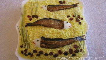 Рецепт Салата Мимоза со шпротами