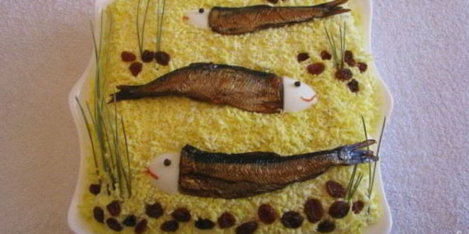 Рецепт салата мимоза со шпротами