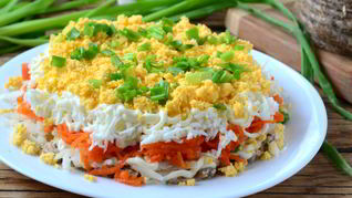 Рецепт Салата Мимоза со скумбрией