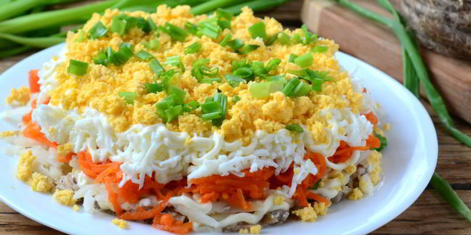 Рецепт Салата Мимоза со скумбрией