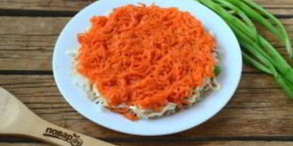 Шаг 5: салата мимозы со скумбриея