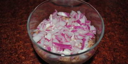 Шаг 2: салата моя мимоза