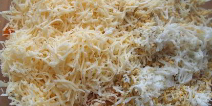 Шаг 2: салатных шариков мимоза