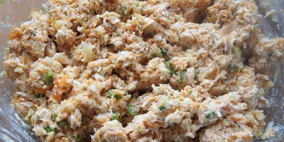 Шаг 6: салатных шариков мимоза