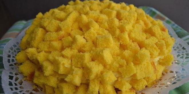 Рецепт торта мимоза