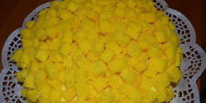 Шаг 20: торта мимоза