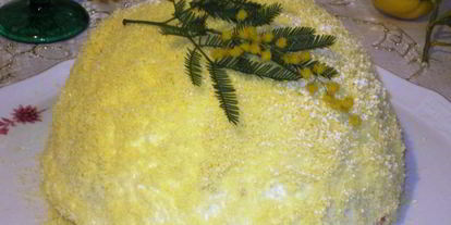 Шаг 21: цуккотто мимоза с лимонным муссом