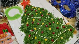 Рецепт Салата Новогодняя елка