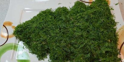 Шаг 11: салата новогодняя елка