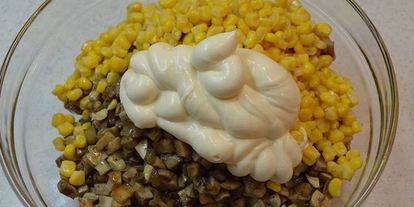 Шаг 8: салата новогодняя елка