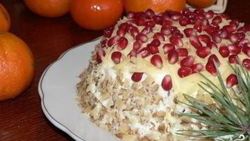 Рецепт Салата Новогодняя горка