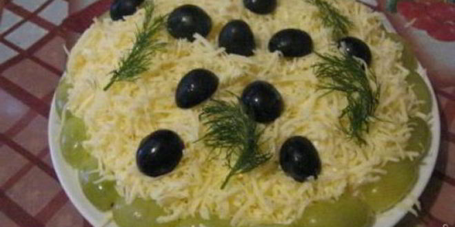 Рецепт салата париж в снегу