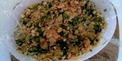 Шаг 7: салата петушка с сухариками