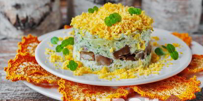 Шаг 8: грибов под шубой