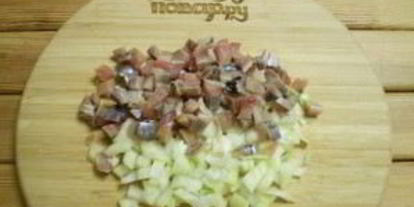 Шаг 2: ленивой селедки под шубой