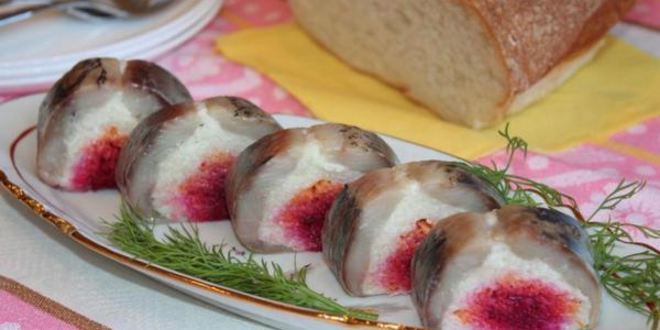 Рецепт роллов сельдь под шубой по-домашнему