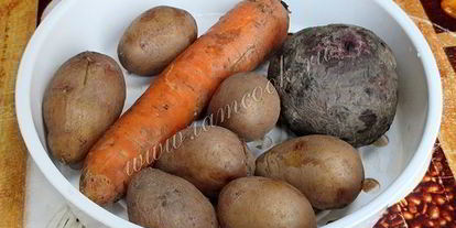 Шаг 3: салата под шубой вегетарианский