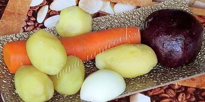 Шаг 4: салата под шубой вегетарианский