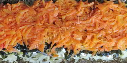 Шаг 7: салата под шубой вегетарианский