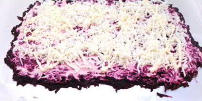 Шаг 1: салата-рулета селедка под шубой