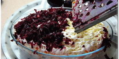 Шаг 41: салата сельдь под шубкой