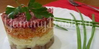 Шаг 7: салата сельдь под шубой