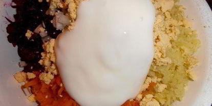 Шаг 10: салата сельди под шубой