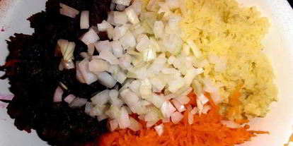 Шаг 8: салата сельди под шубой