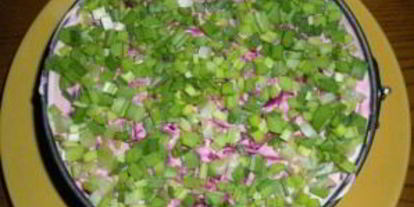 Шаг 8: салата семга под шубой