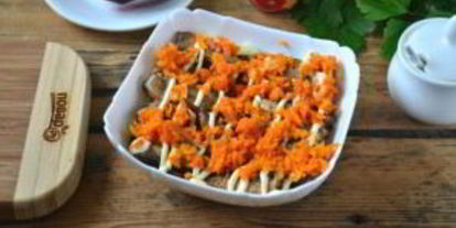 Шаг 3: салата шпроты под шубой