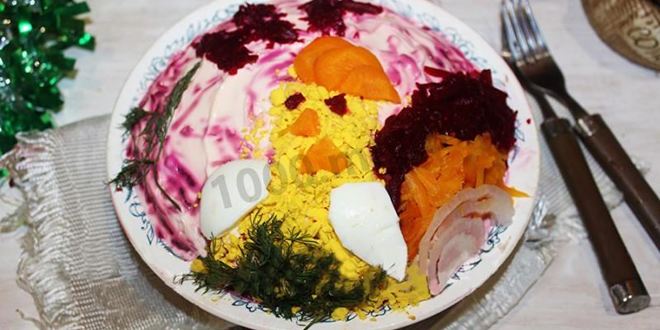 Рецепт сельди под шубой петух