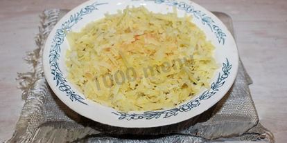 Шаг 4: сельди под шубой петух