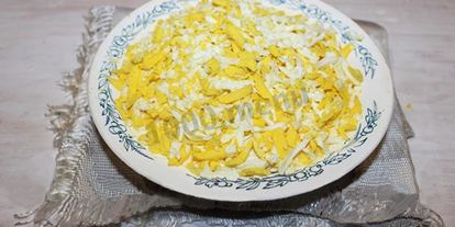 Шаг 6: сельди под шубой петух