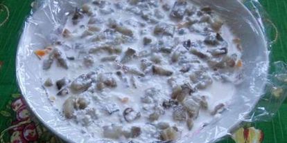 Шаг 11: сельди под шубой с желатином